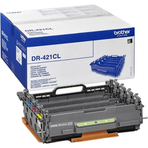 Bęben Brother DR-421CL CMYK do drukarek Brother (Oryginalny) [50k]- 4 szt.